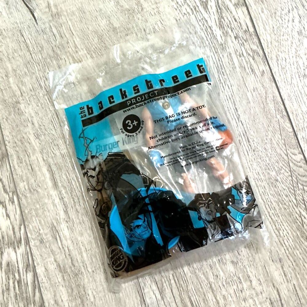 Vintage 2000 Burger King Backstreet Boys Project Brian Figure Original Package
